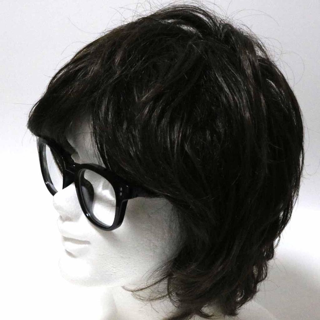 [Bliss Leather] Black X Clear Sunglasses Date Glasses Wellington Type