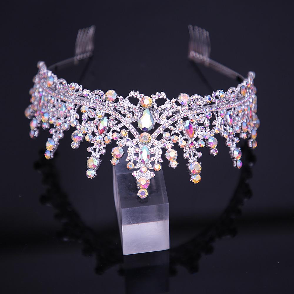 Crystal Crown for Weddings, Birthdays, Coming-of-Age Ceremonies, and Evening Events