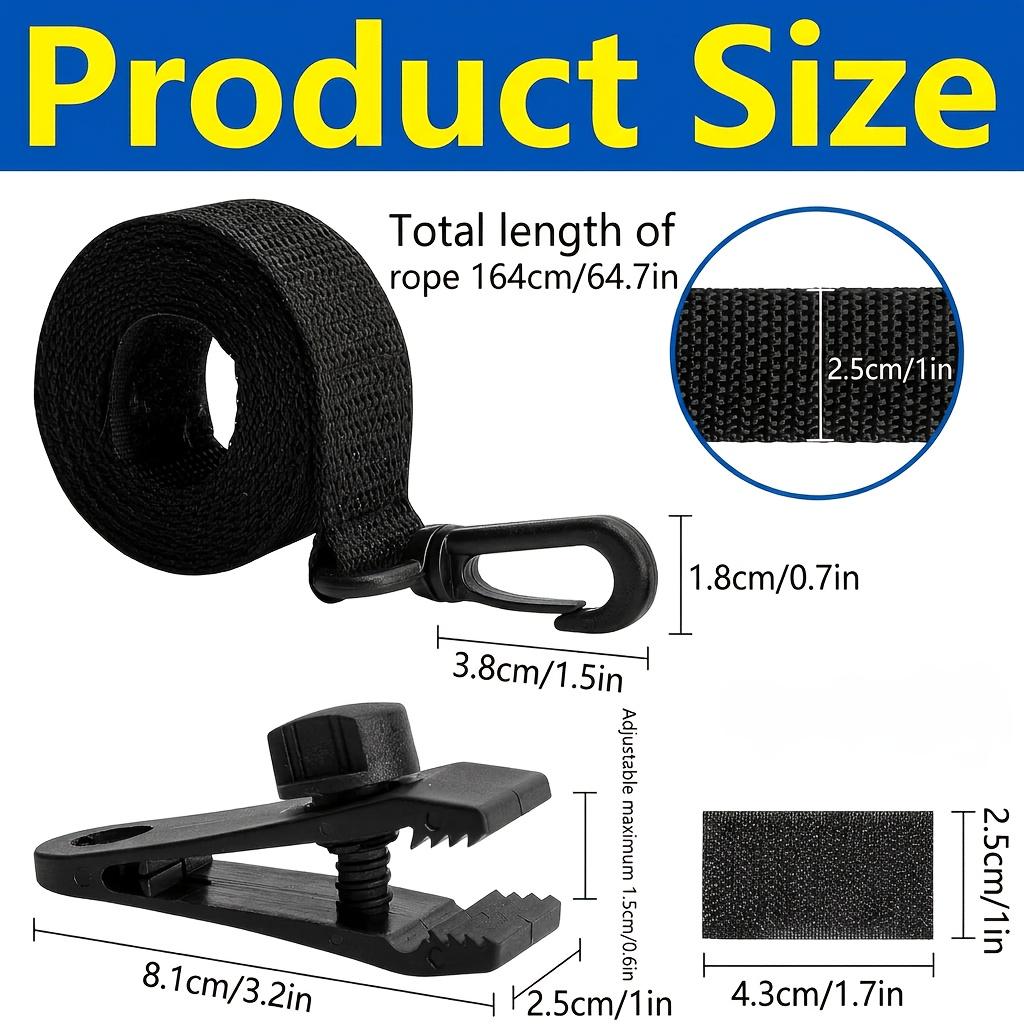 18 Pcs Solar Cover Reel Install Kit Tie Down Straps Clips For Inground Pool Hook Straps Clips Contact Holders Swimming Pool Gear