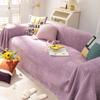 Grey Chenille Sofa Cover Cloth Non-slip Cushion Universal All-inclusive Simple Cover Towel Blanket.
