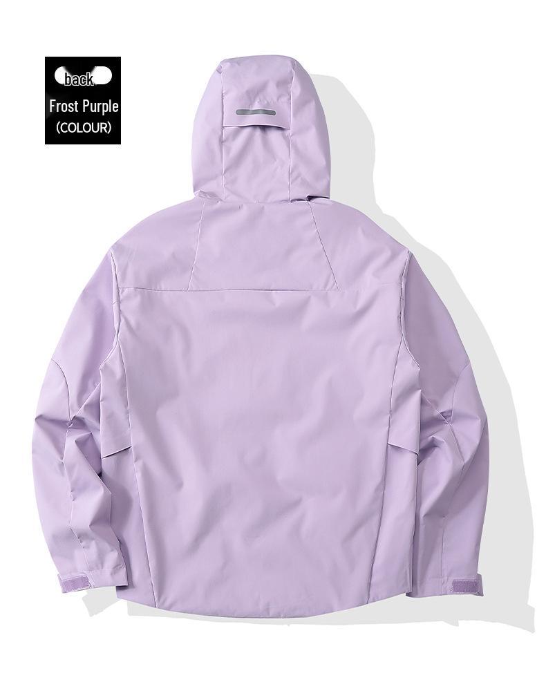 Men's Breathable Windbreaker: Outdoor Windproof Waterproof Jacket for Camping and Hiking