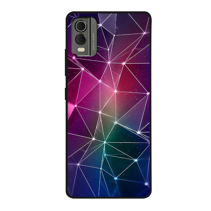 Pentru husă Nokia C32 C 32 Silicon moale Pictată Rezistentă la șocuri Huse spate Pentru Nokia C32 Husă TPU Coques NokiaC32 Desene animate drăguțe