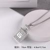 Creative Personality Sweater Chain Female Hip-hop Dance Fashion Perfume Bottle with Diamond Pendant Long Necklace Male Accessories