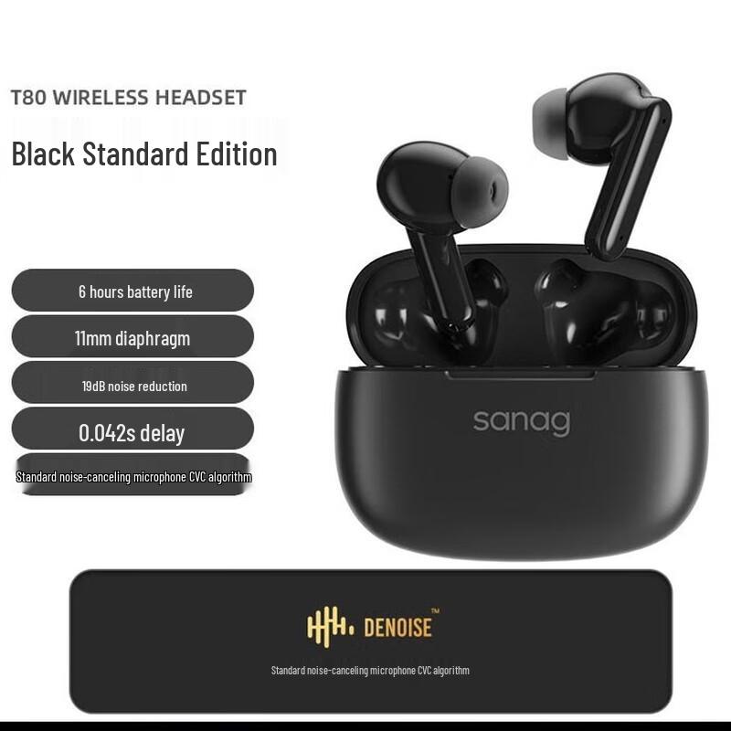 SANAG T80S Pro True Wireless ANC Earbuds
