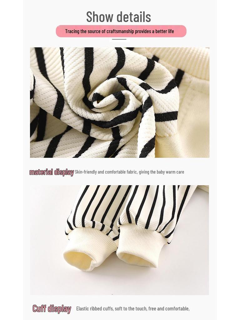 2024 Trendy Korean Style Round Neck Long Sleeve Sweatshirt for Boys and Girls - Children's Fashionable Spring/Autumn Wear