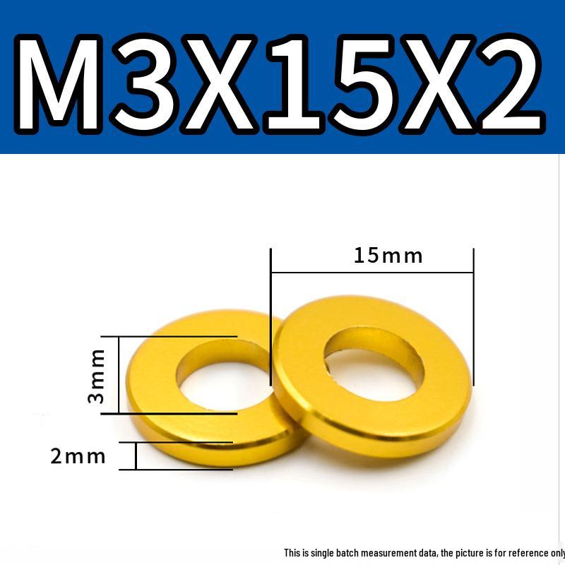 Colorful Aluminum Alloy Flat Washer & Spacer (M4/M5/M6/M8)