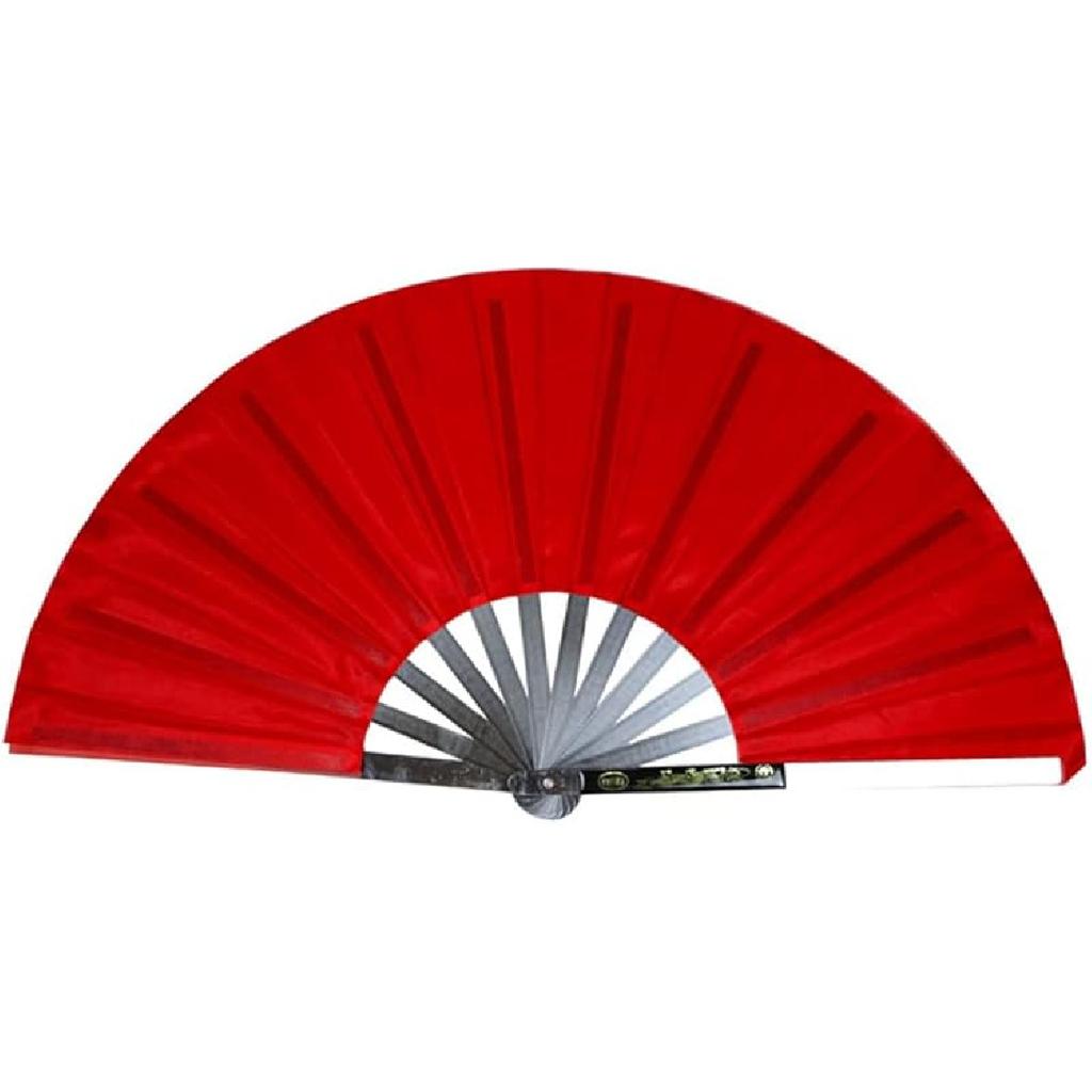 Stainless Steel Tai Chi Fan Decorative Folding Fans Chinese Kung Fu Fan for Performance Dance, Arts Dance, Training, Sports, Decorations, Festival,
