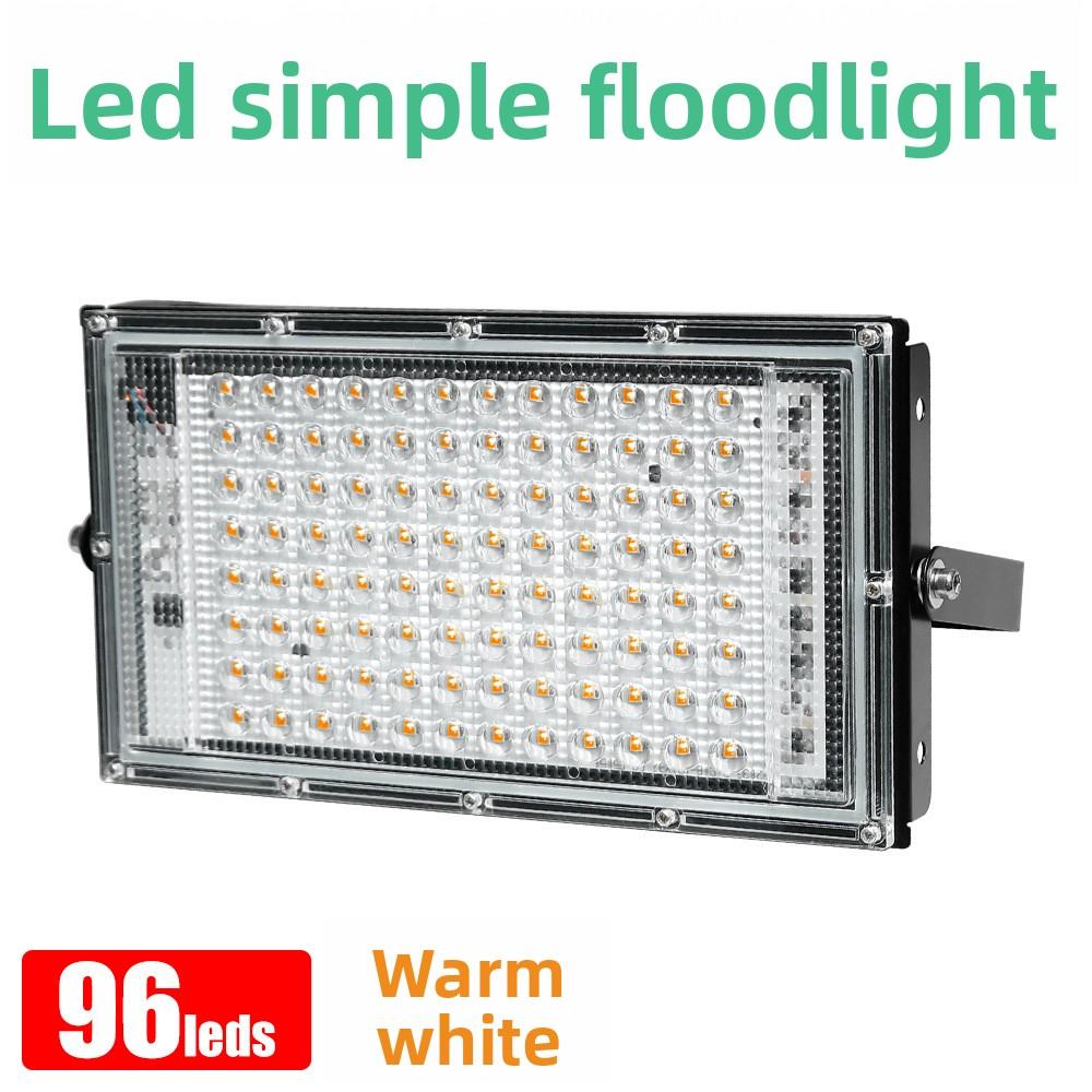 LED Flood Light Outdoor Waterproof Garden Wall Light 100w High Power Stage Stadium Advertising Lighting Projection Light