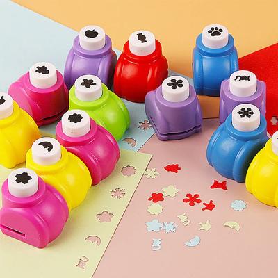 24 Puncher Shape Mini Scrapbook Punches Handmade Cutter Card Craft Hole Punch Scrapbook Paper Punch DIY Mini Puncher for Kids