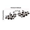 Quzente Flower Car Decal, Flower Car Body Decal, Vista Auto Exterior Decoration Sticker |