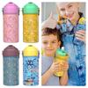 Stainless Steel Children's Water Bottle With Lid Vacuum Flask Thermo Cup  Milk Container