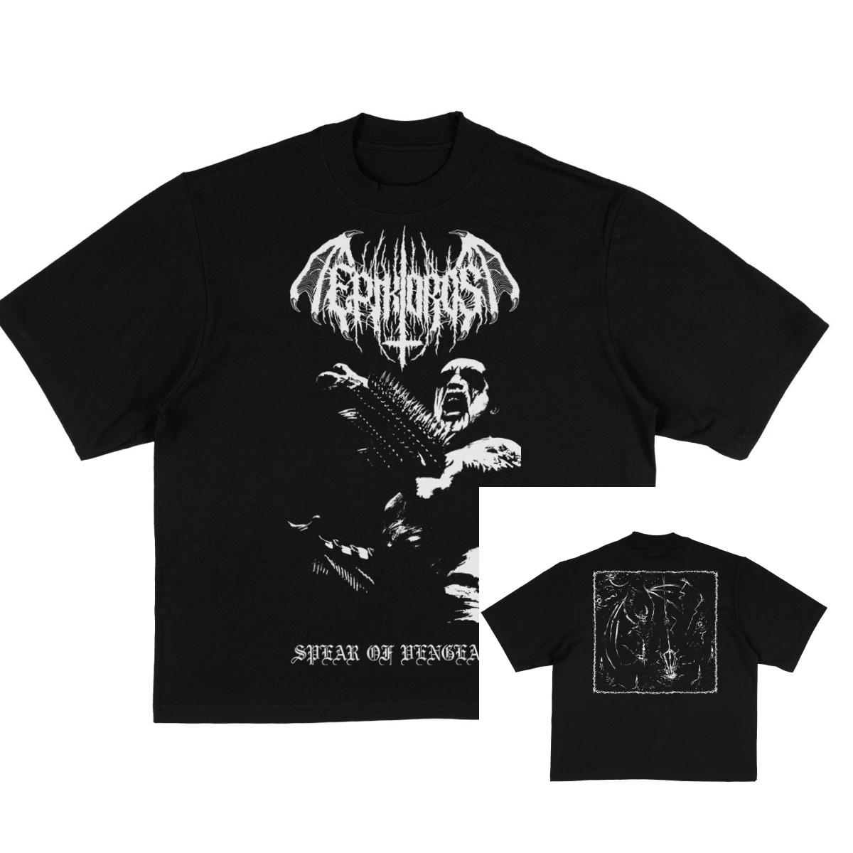 

Epikoros Black Metal Warfare Band TShirt Cotton Graphic Tee Unisex Women Summer Streetwear Top M