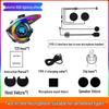 Y21 Cross-border Exclusive Waterproof Bluetooth Helmet Headset with RGB Lights and Heavy Bass
