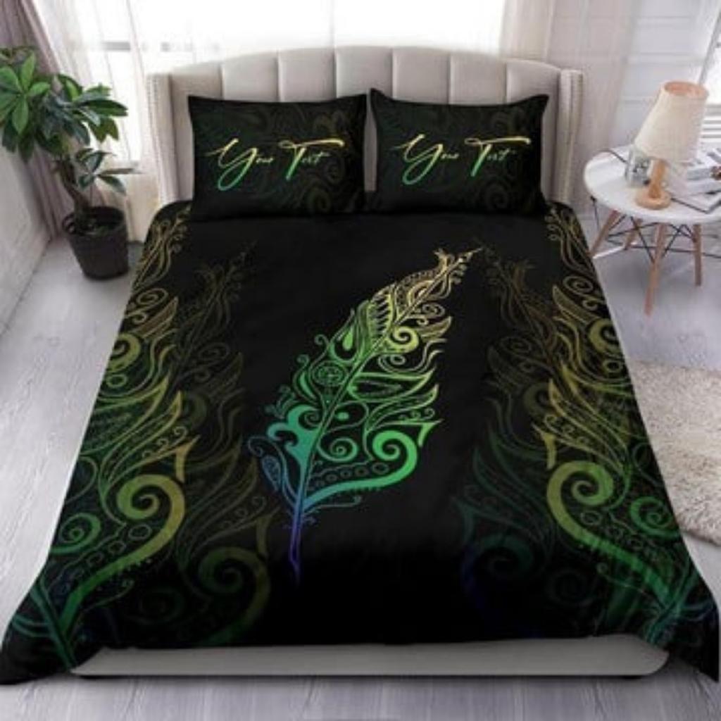 Bedroom Decor Tmarc Tee New Zealand Home Bedding Set - Aotearoa- Fern Tattoo Pillowcase