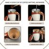 Premium 380ML Self Stirring Coffee Mug 304 Stainless Steel Milk Cup Automatic Mixing Cup Portable Electric Blender Creative Water Cup