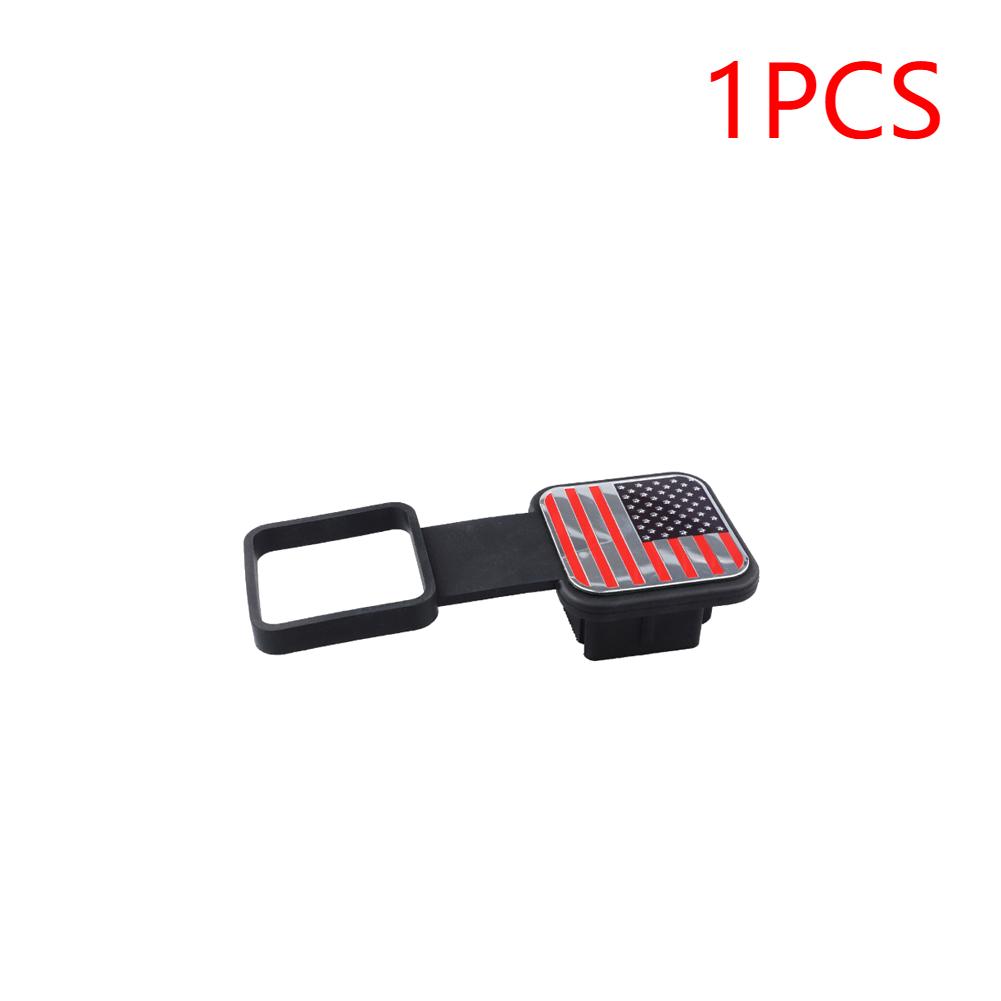 1-5PCS Trailer Hitch Receiver Cover Tow Hitch Decorative Covers Durable Rubber Plug Cover 2 Inch Universal Plug Tube Cap