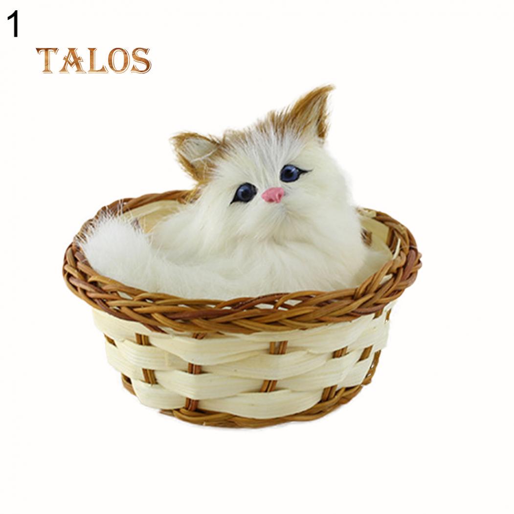 

Симулятор животного: мини корзина с плюшевыми питомцами one size