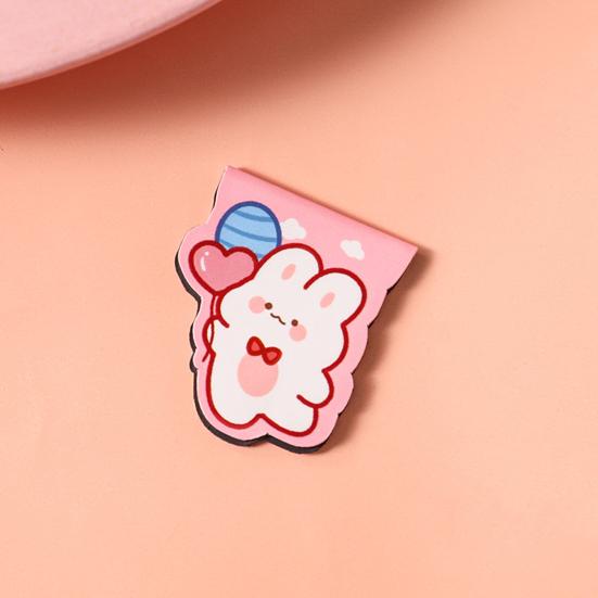 4Pcs Magnetic Bookmarks Thin Double-Sided Cartoon Book Markers Cute Page Holders Compact And Portable Page Holder for Students Reading Book