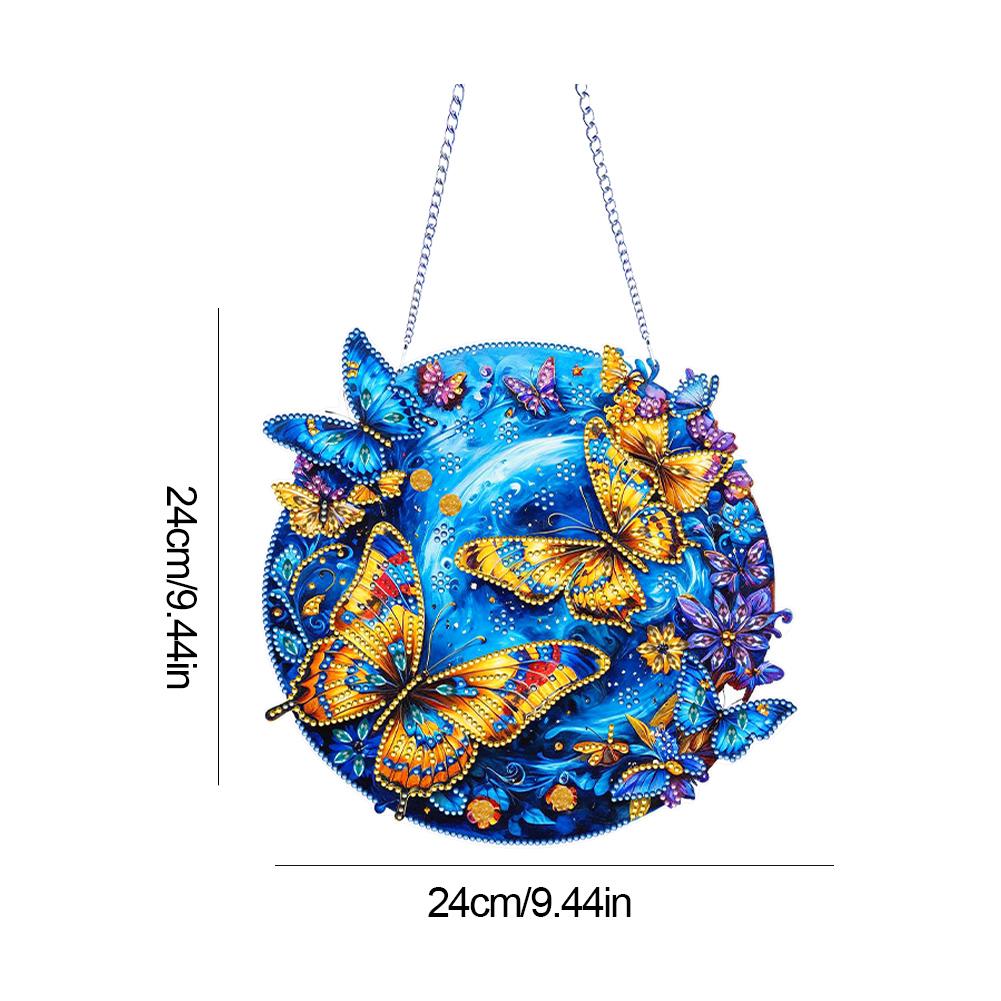 Acrylic Special Shape Bird Flower 5D DIY Diamond Painting Dots Pendant Diamond Painting Decor Rhinestone Diamond Art Pendants