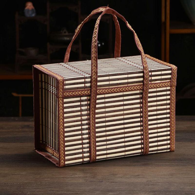 Handwoven Bamboo Gift Basket