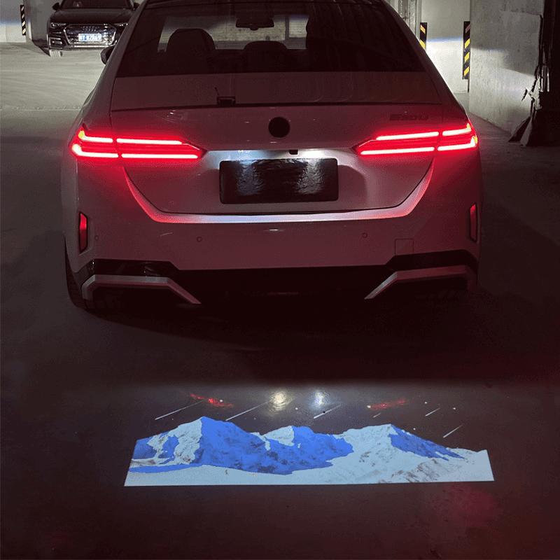 BMW Series Trunk Projection Lamp: License Plate & Ambient Light for 1/3/4/5, X1/X3/X5, M3/M4.