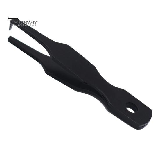 Otwieracz do pierścieni ze stali nierdzewnej z łańcuszkiem koralikowym Przenośne podwójne narzędzia do otwierania pierścieni Akcesoria do wędkowania na świeżym powietrzu