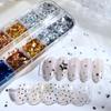 Mini Sparkling Heart Nail Glitter Sparkling Pentagram Nail Decoration Nail Salon Design Cute Accessories Diy Nail Art Design