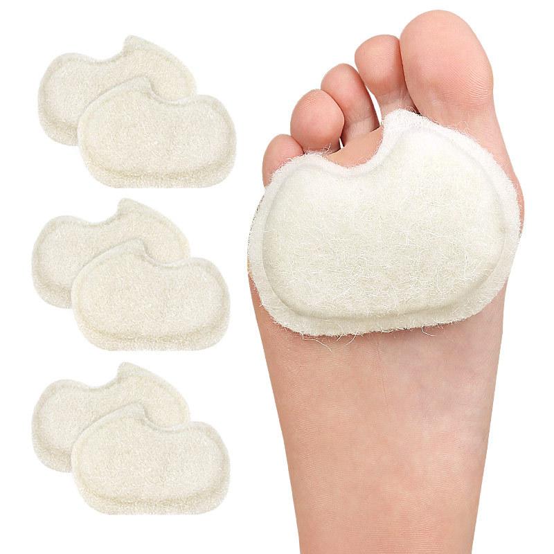 Lace Felt Forefoot Pad High Heels Soft Anti-wear Sole Half Size Pad Self-adhesive Breathable Dancer