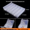 Extra Large 30-Grid Transparent Detachable Storage Box for Building Block Toys - Multi-Layer Organizer
