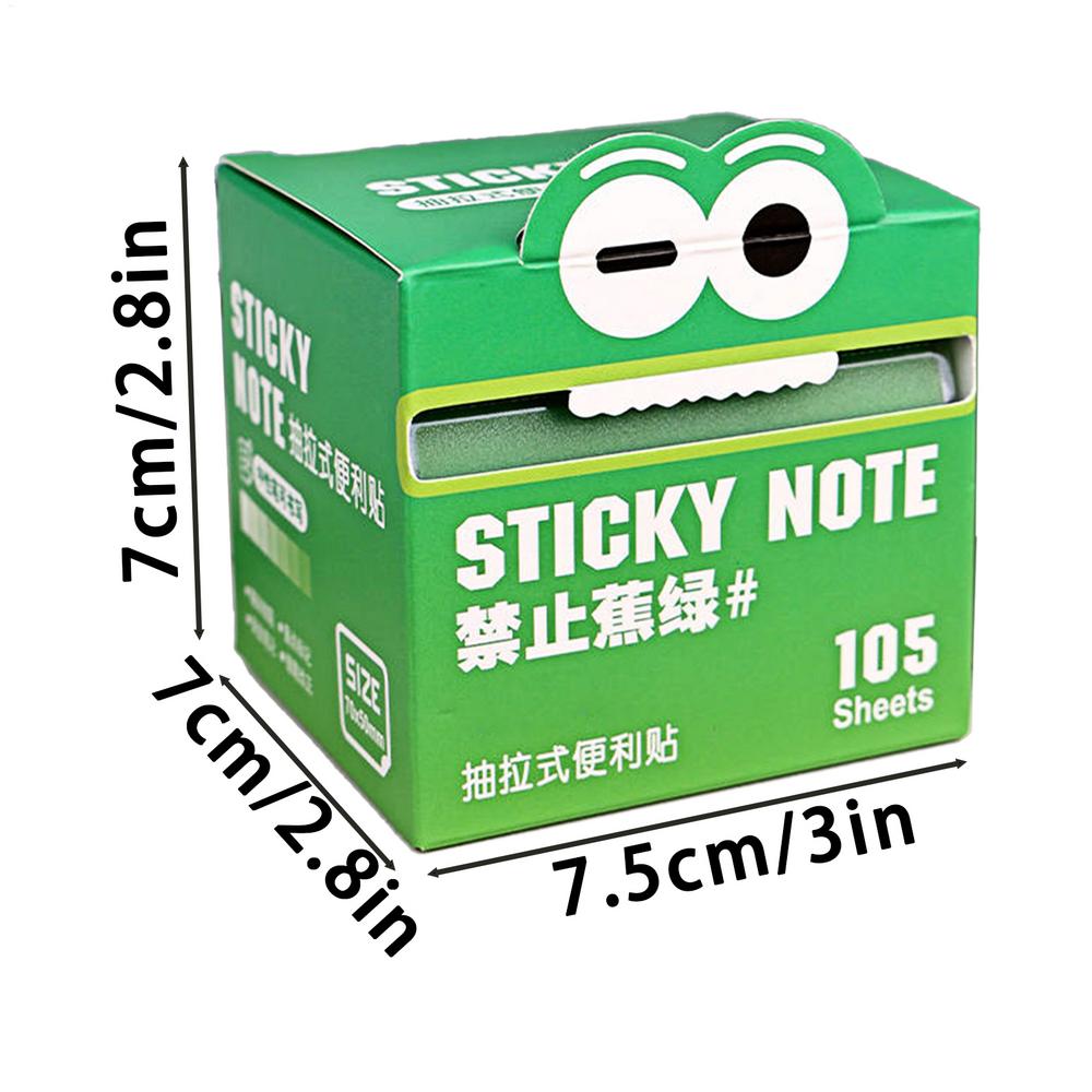 105 Sheets Pull Out Pearlescent Paper Sticky Notes Clear Sticky Notes Pads Self Adhesive Memo Colorful Classroom Note Marking