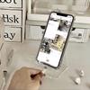 Acrylic Transparent Minimalist Ins Foldable Phone Holder Desktop Lazy Tablet Stand For iPhone iPad Galaxy Tab Smartphone Bracket