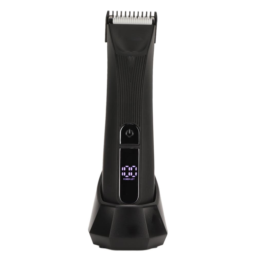 Body Hair Grooming Clipper R Shaped Cutter Waterproof Electric Men Hair Clipper with Lighting