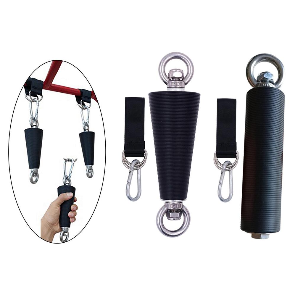 Durable Exercise Grips with Clip 1x Heavy Duty Non-Slip Exercise Grips for LAT