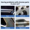 Chrome Polish, Chrome Plated Restoration Polish, Antioxidant + Mirror Polished Reproduction, 3.5 Oz (100