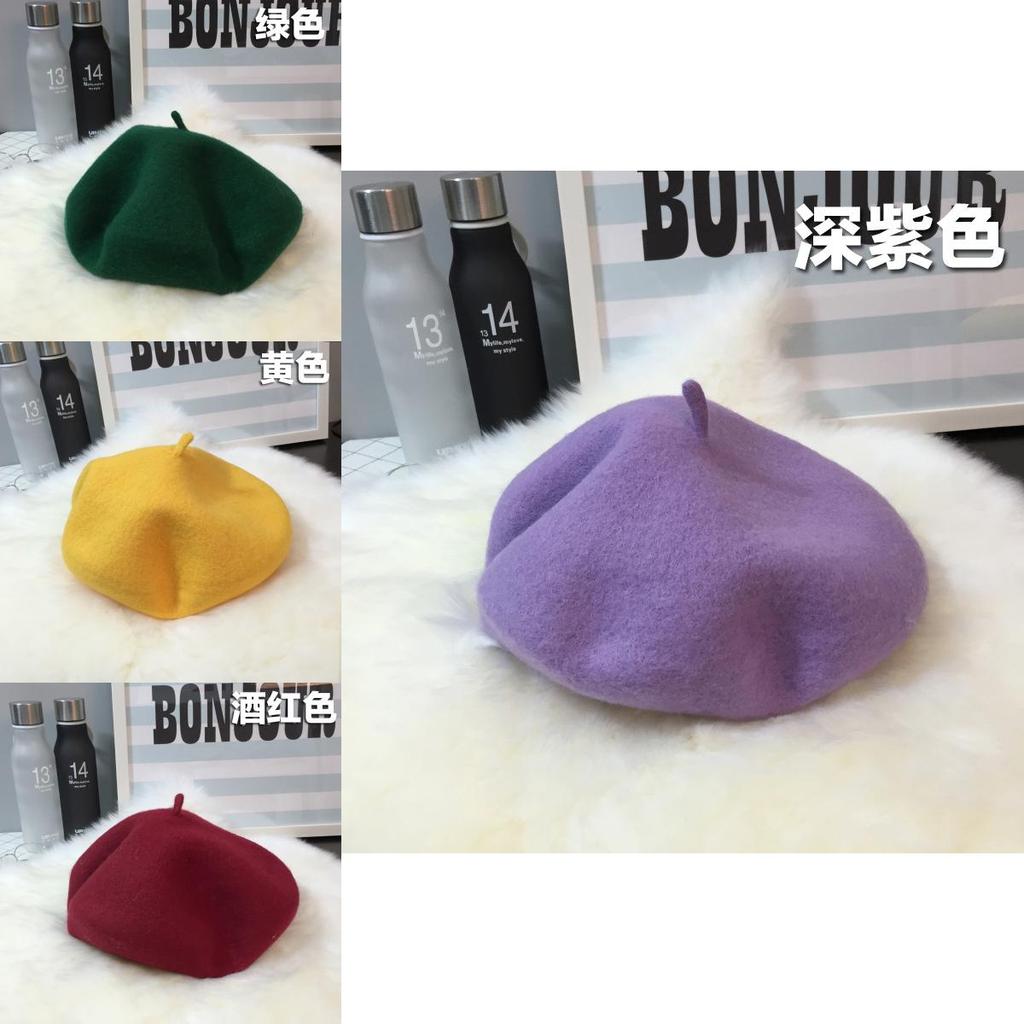 Sophisticated Wool Beret Hat For Women Elegant And Youthful Ideal For Travel And Outdoor Activities
