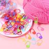 300pcs Plastic Color-mixing Knitting Markers Lock Type DIY Safety Snap-type Pin Marking Counter Sewing & Knitting Supplies YMY