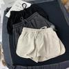 Pantalones Cortos Deportivos Casuales de Cintura Alta para Mujer - Modernos, Holgados, de Pierna Ancha, Estilo Veraniego