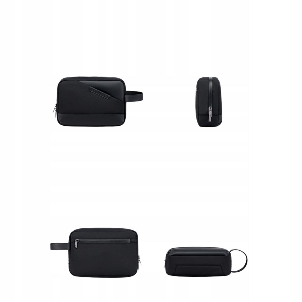 Men's Black Waterproof Compact Stylish Modern Functional Hand Pouch 2.7 L Arctic Hunter K00691black