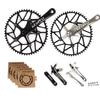 Ultra Hafif Oyuk 130BCD 50-58t aynakol Aynakol bisiklet 170mm kol