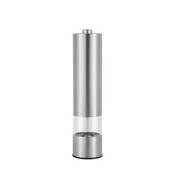 Stainless Steel Electric Salt and Pepper Mill Set Automatic Herb Spice Grinder Adjustable Coarseness Gifts Kitchen Gadget