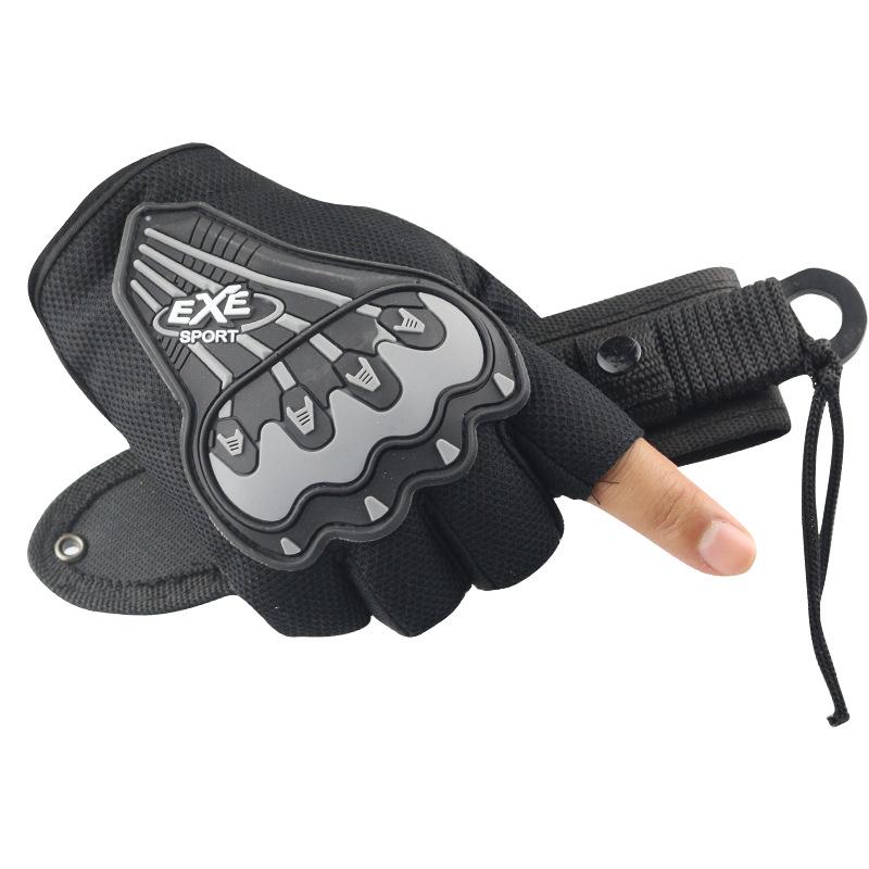 Cycling Half-finger Gloves Men's Spring and Summer Touch Screen Wear-resistant Outdoor Mountaineering Non-slip