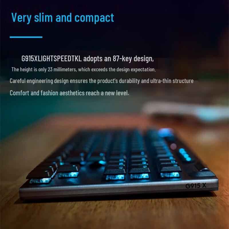 Logitech G915 TKL LIGHTSPEED Wireless RGB Gaming Keyboard