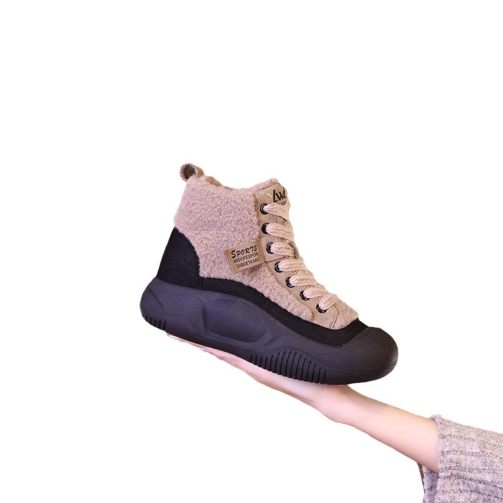 2025 direct sales snow boots velvet explosion 2025 cotton shoes women's thickened boots autumn and winter foreign style Martin boots