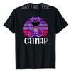 Hi Cats Nap Lover Tee Funny Cat Gift Men Womens Kids T-Shirt Cute CatNap Kitty Graphic Outfits Y2k Tops Lovely Kitten Clothes