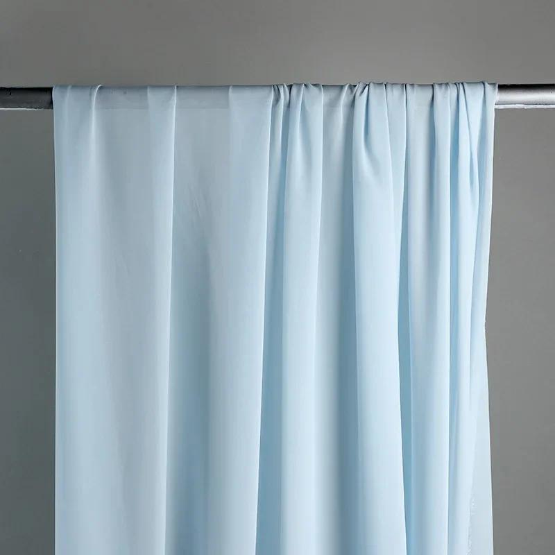 100x150cm Chiffon Fabric Clothing Wedding Decoration Avocado Green Sage Mint Yarn Layout Gauze DIY Home Deco Dress Material