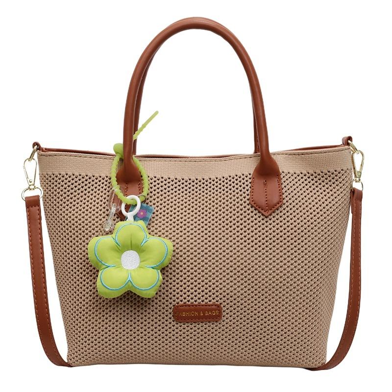 

Новая сумка большой вместимости Женская сумка-мессенджер через плечо для поездок на работу, для отдыха на море, на пляже no pendant