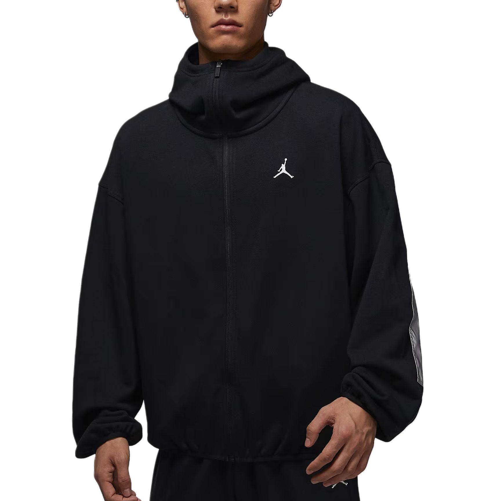 

Jordan Brooklyn Loose Casual Zip-Up Hoodie Long Sleeve Men hoodies IF1888010 L