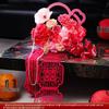 Wedding Flower Basket: Double Happiness Decoration for Home, Hotel, or Engagement