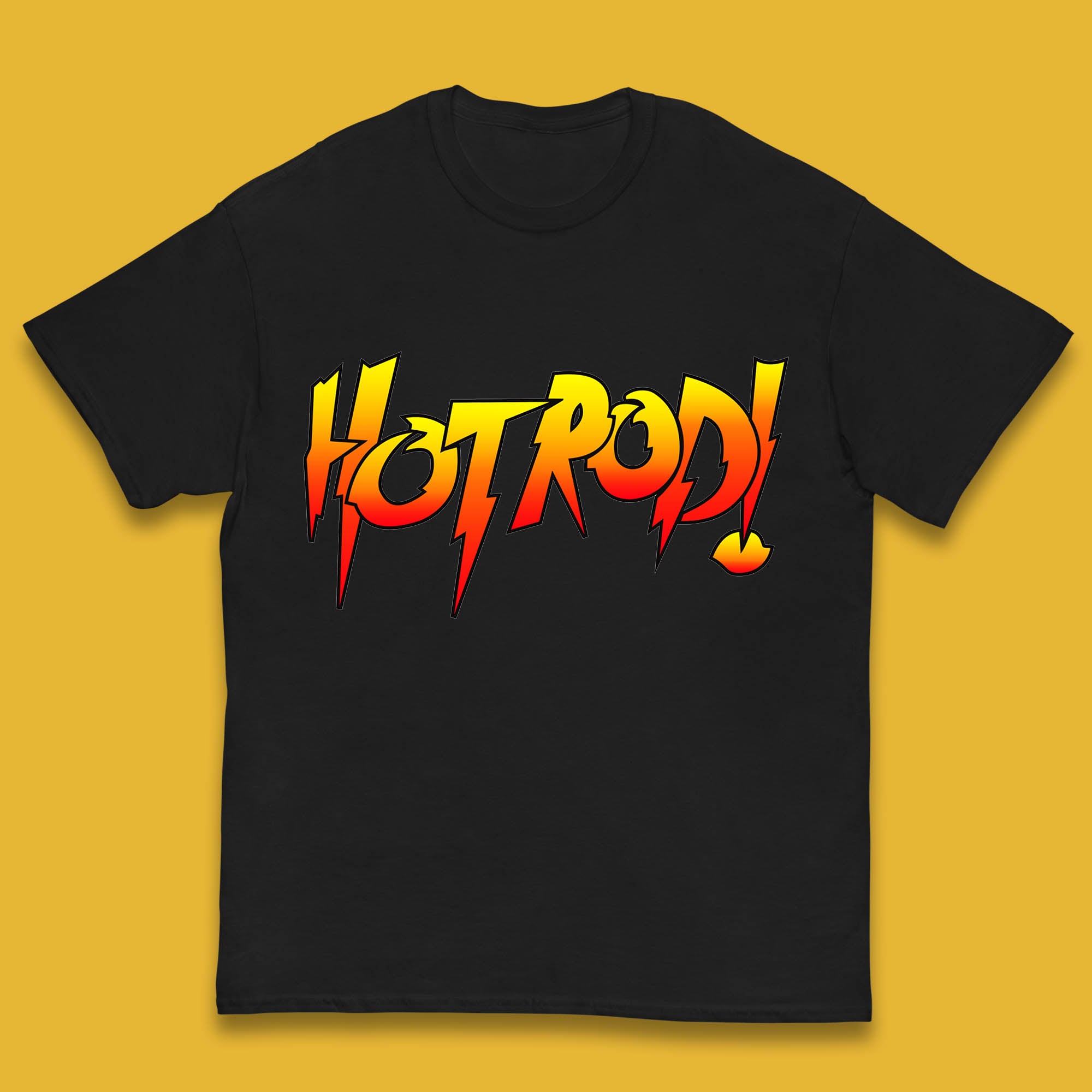 Rowdy Roddy Piper Logo Hot Rod Wrestling Professional Wrestler Kids T Shirt 100