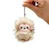 Cute Plush Sheep Keychain Portable Cartoon Sheep Doll Funny Backpack Pendant  Birthday Gift